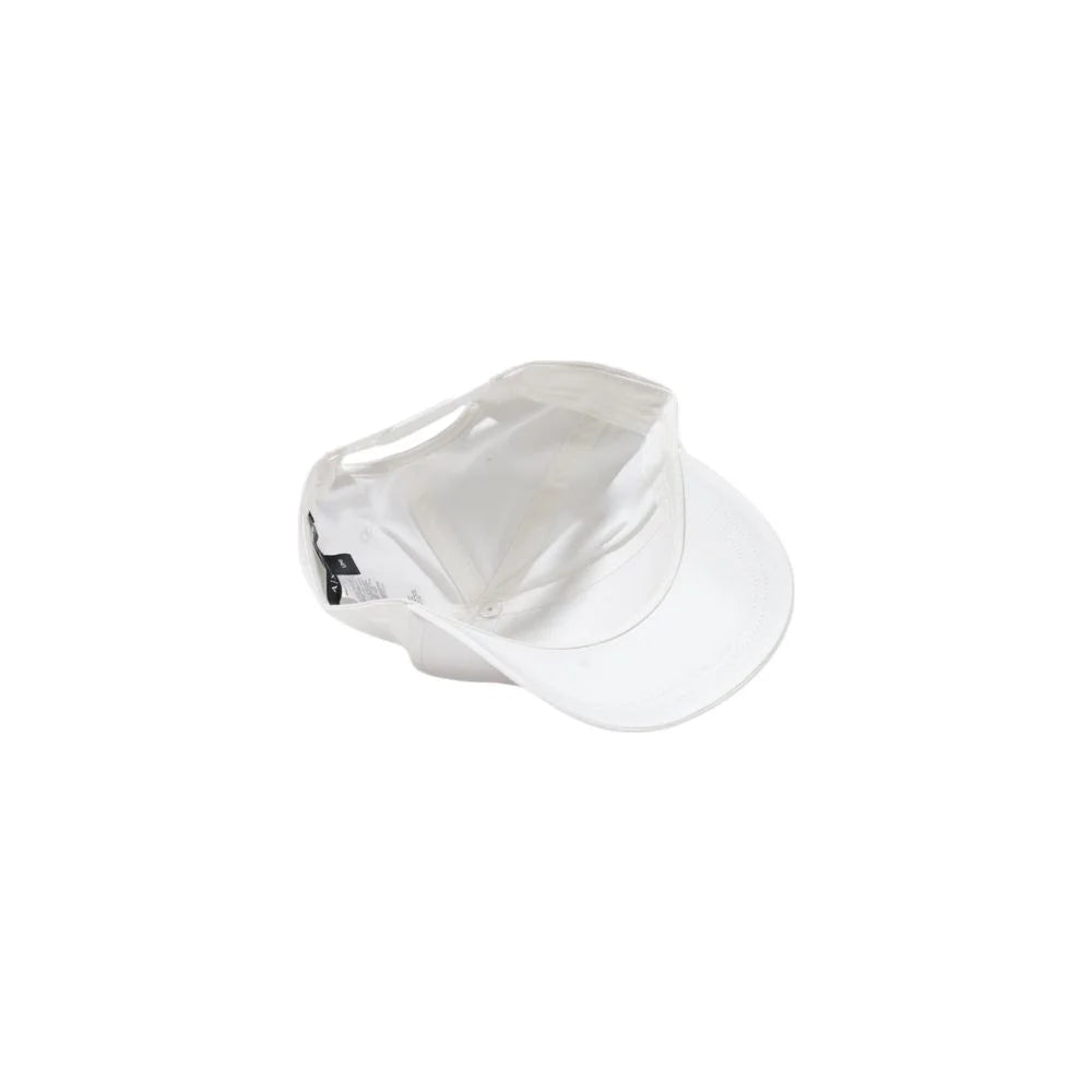 Armani Exchange White Cotton Caps Baseball Hat - UNI