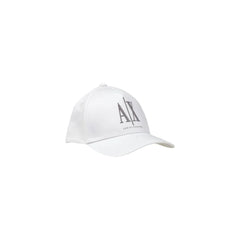 Armani Exchange White Cotton Caps Baseball Hat - UNI