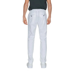 Armani Exchange White Cotton Pant