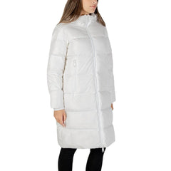 Armani Exchange White Polyamide Coat - Parkas