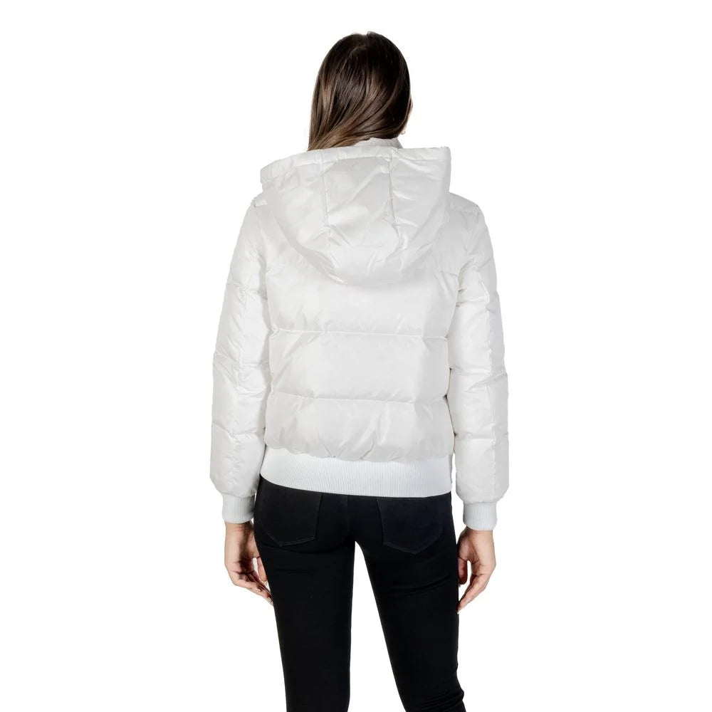 Armani Exchange White Polyamide Coat - Puffer Jackets