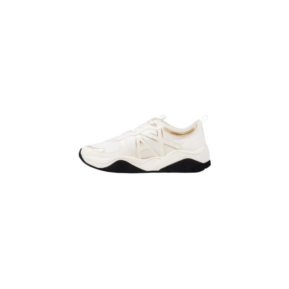 Armani Exchange White Polyester Athletic Sneakers - Sneakers
