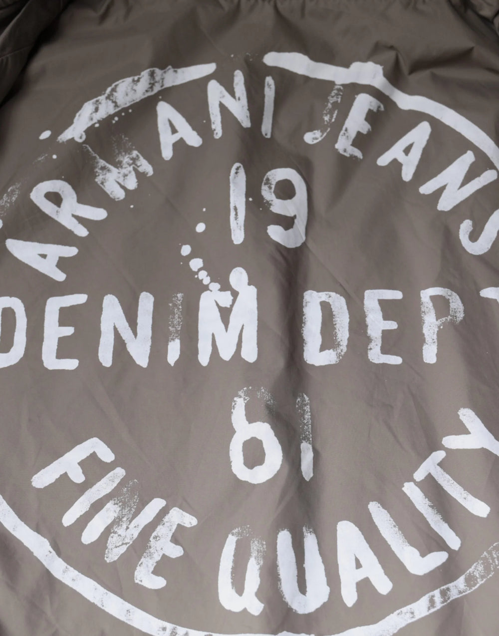 Armani Jeans Brown Cotton Full Zip Bomber Logo Jacket - IT48 | M - Bomber Jackets