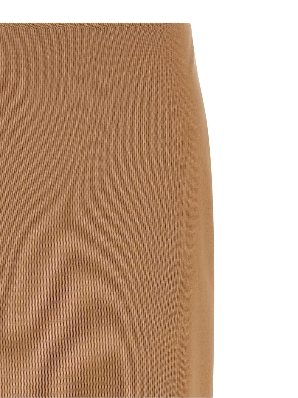 Armarium Beige Polyamide Midi Skirt - IT40