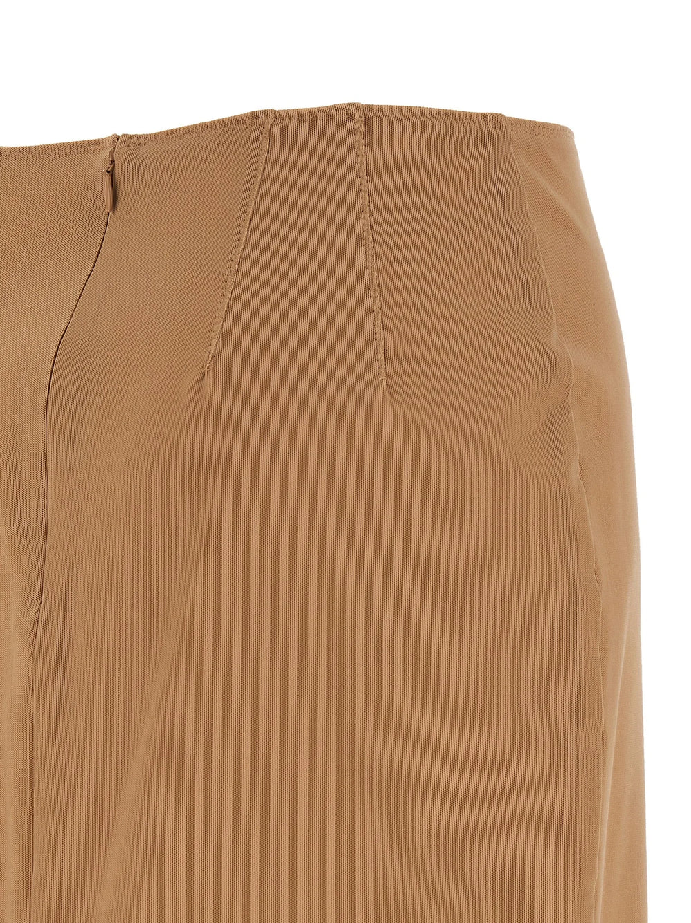 Armarium Beige Polyamide Midi Skirt - IT40