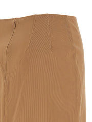 Armarium Beige Polyamide Midi Skirt - IT40