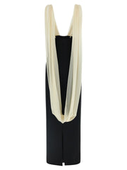 Armarium Bicolor Virgin Wool Long Dress - IT44
