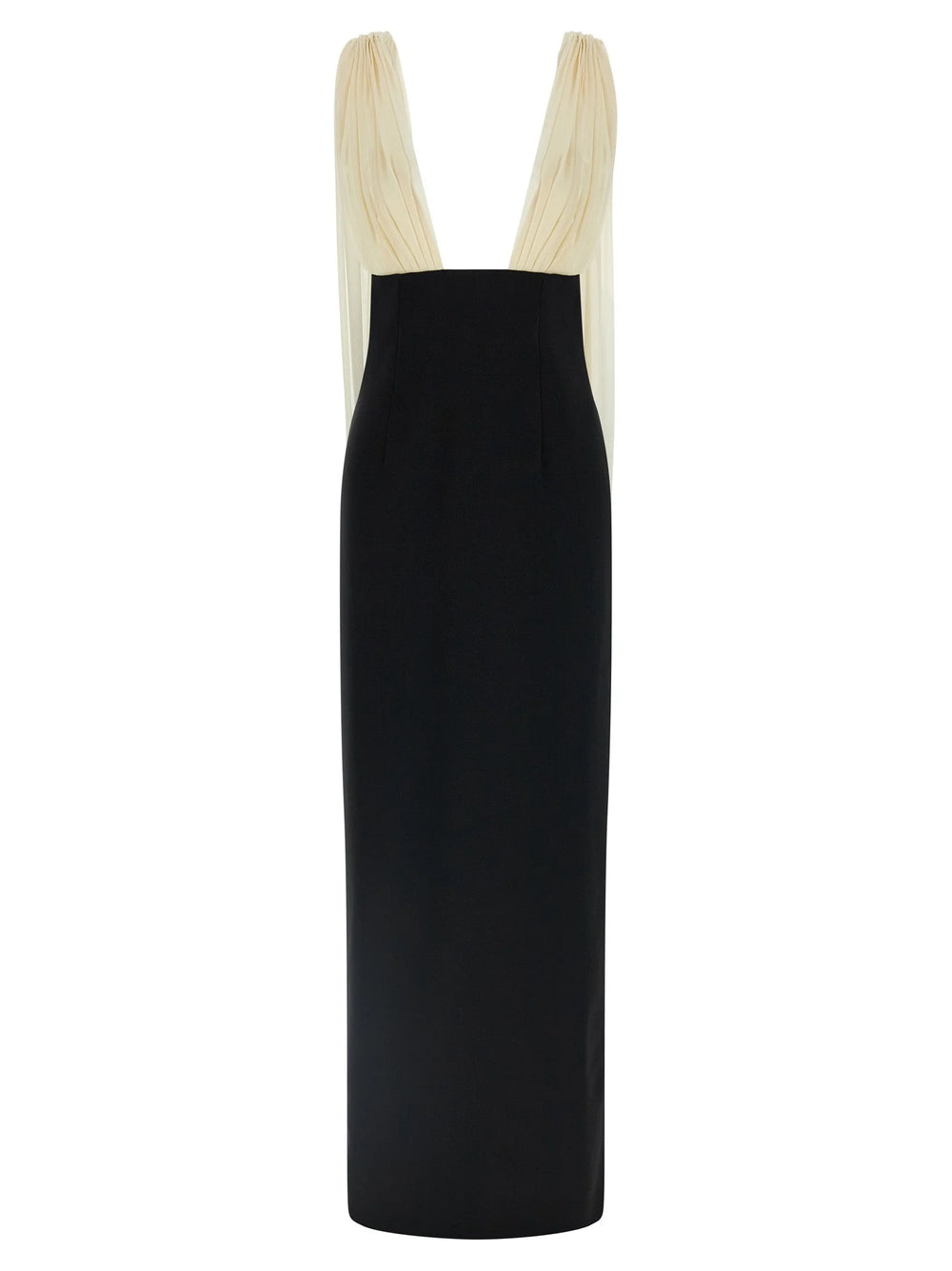 Armarium Bicolor Virgin Wool Long Dress - IT44