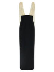 Armarium Bicolor Virgin Wool Long Dress - IT44
