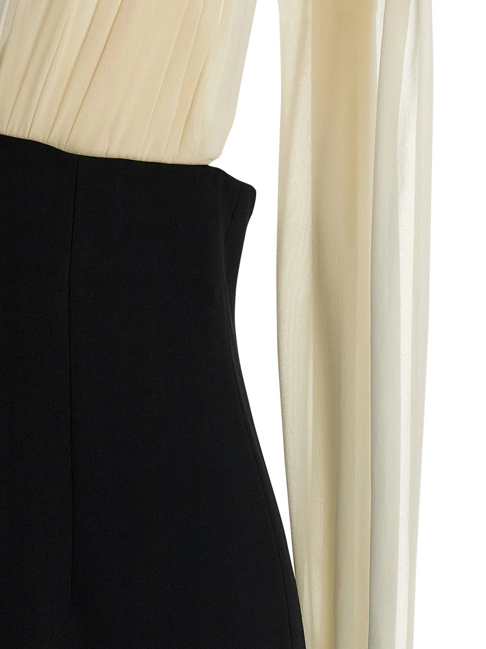 Armarium Bicolor Virgin Wool Long Dress - IT44