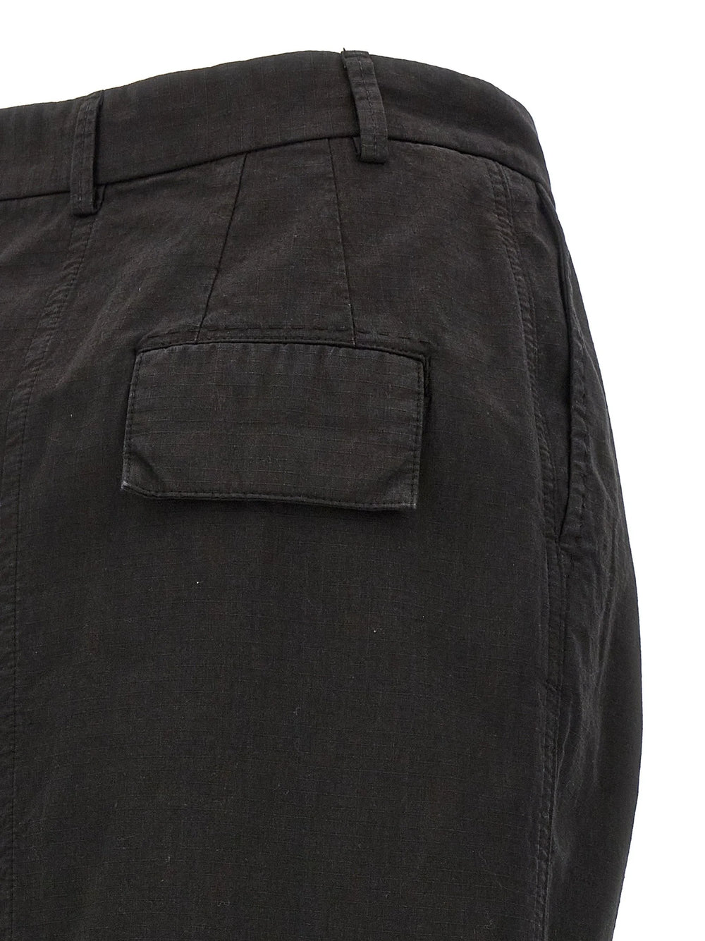 Armarium Black Cotton Mini Skirt