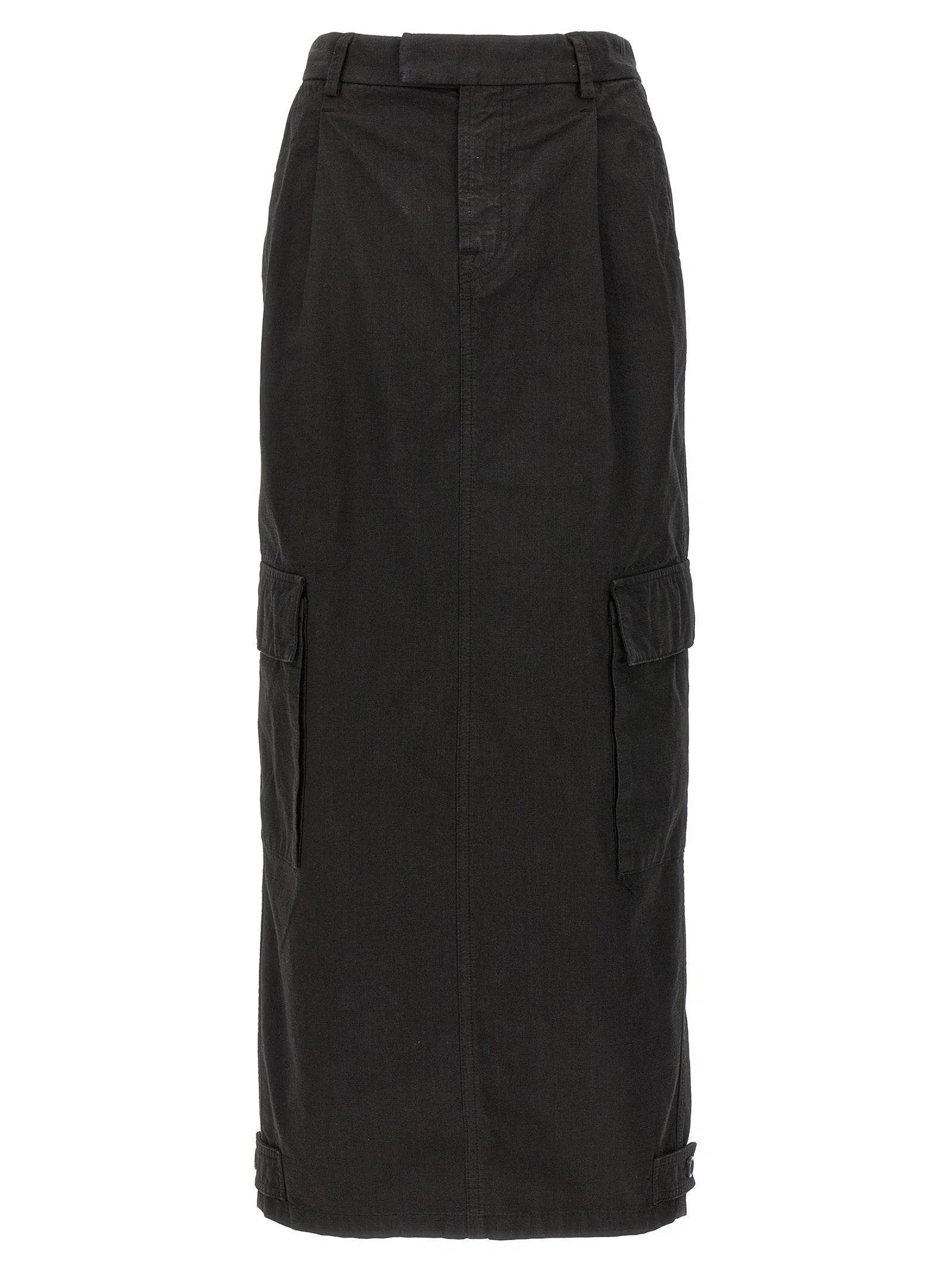 Armarium Black Cotton Mini Skirt