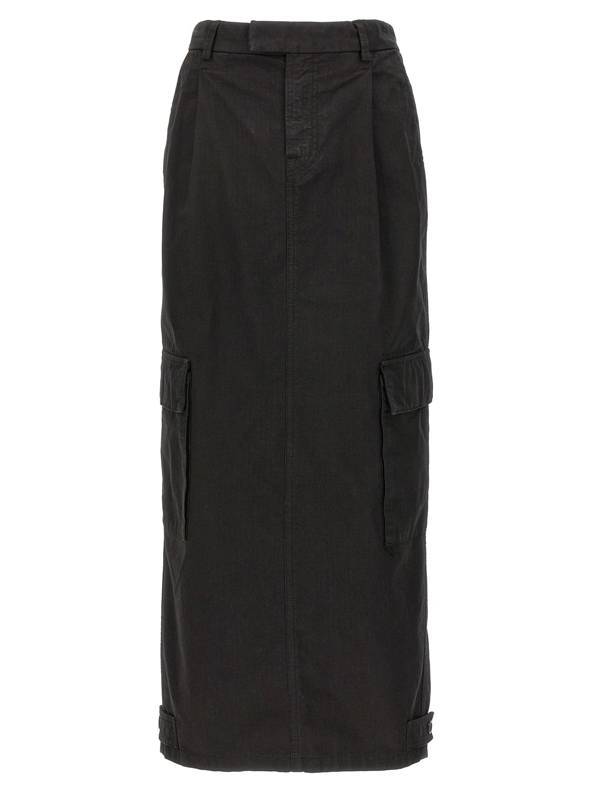 Armarium Black Cotton Mini Skirt