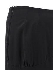 Armarium Black Silk Mini Skirt
