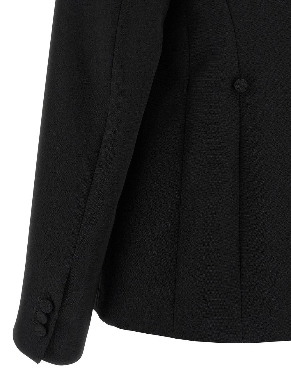 Armarium Black Virgin Wool Blazer - IT40