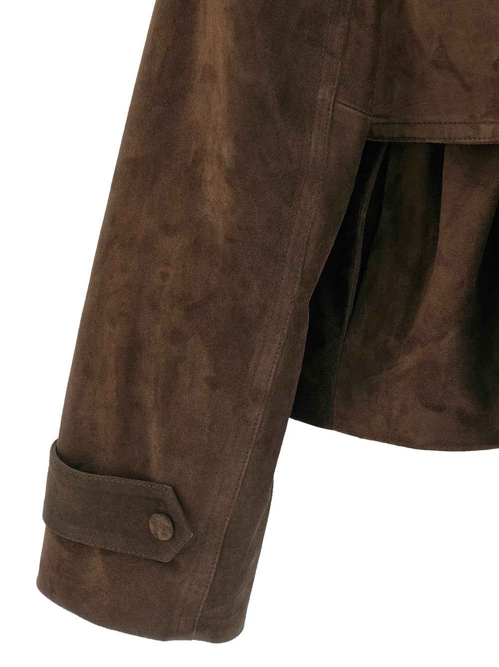 Armarium Brown Calfskin Leather Jacket - IT40