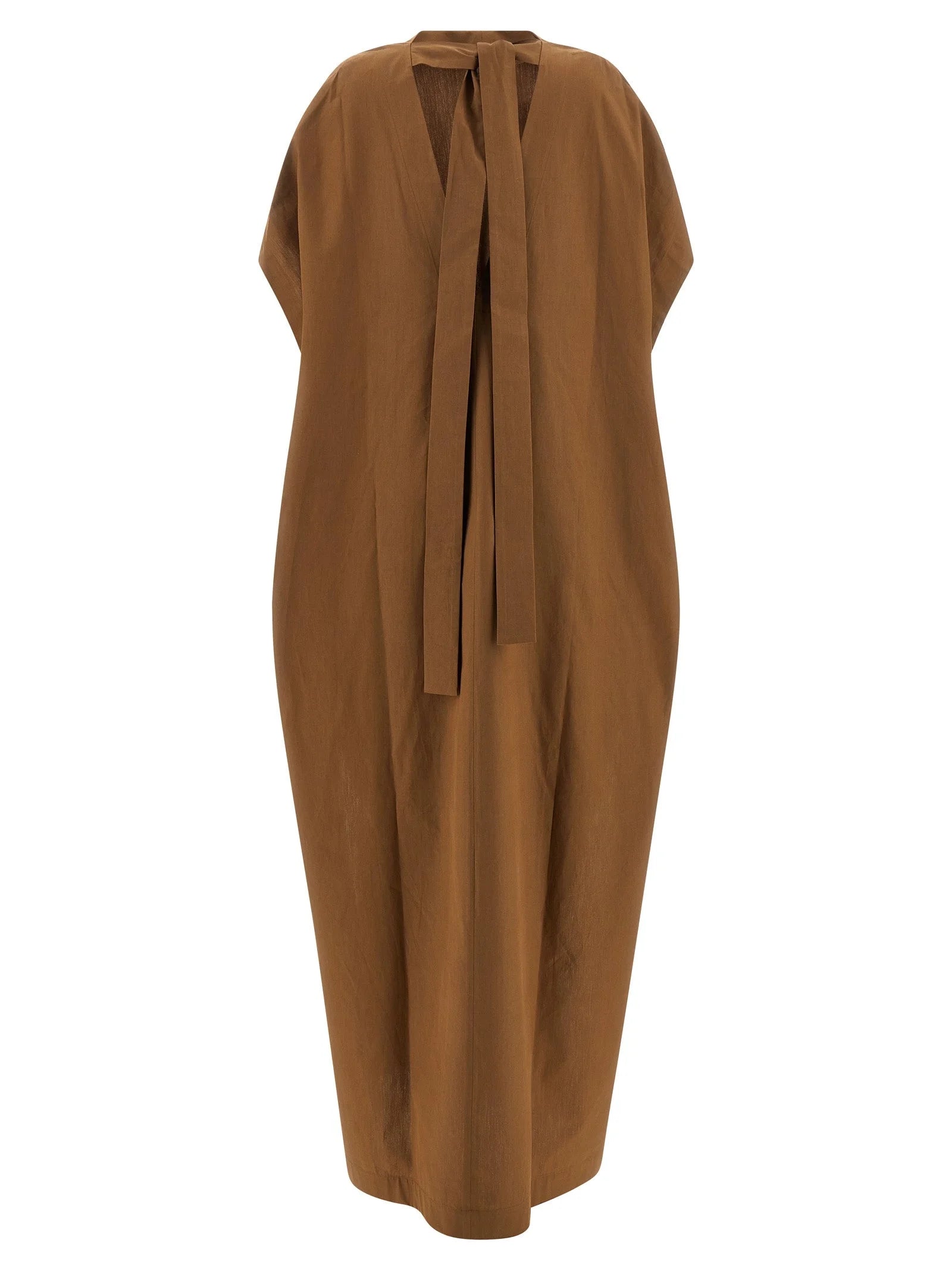 Armarium Brown Cotton Long Dress - IT38