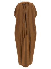 Armarium Brown Cotton Long Dress - IT38