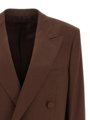 Armarium Brown Virgin Wool Blazer - IT40