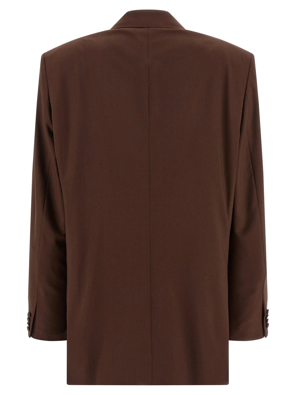 Armarium Brown Virgin Wool Blazer - IT40