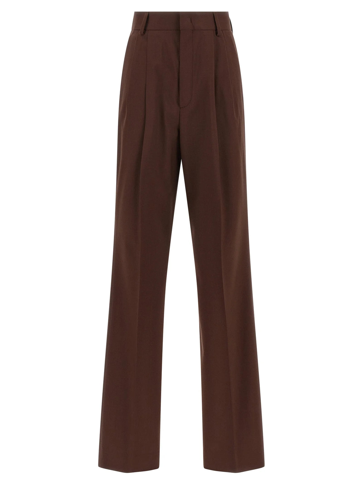 Armarium Brown Wool Dress Pants - IT38