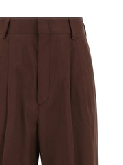Armarium Brown Wool Dress Pants - IT38