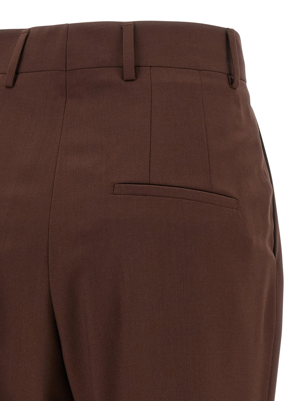 Armarium Brown Wool Dress Pants - IT38