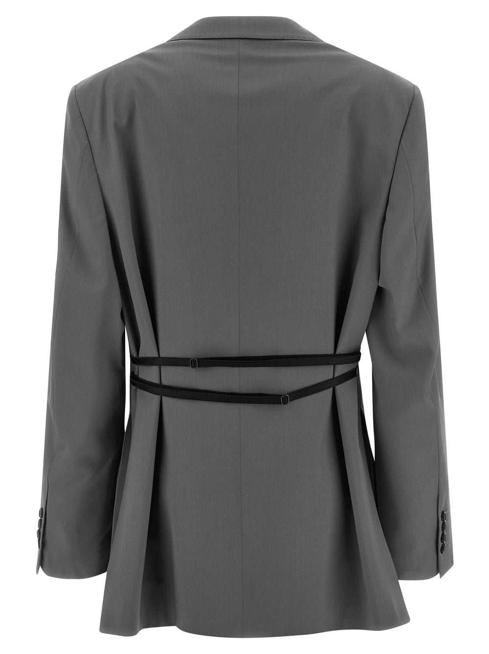 Armarium Gray Virgin Wool Blazer - IT42