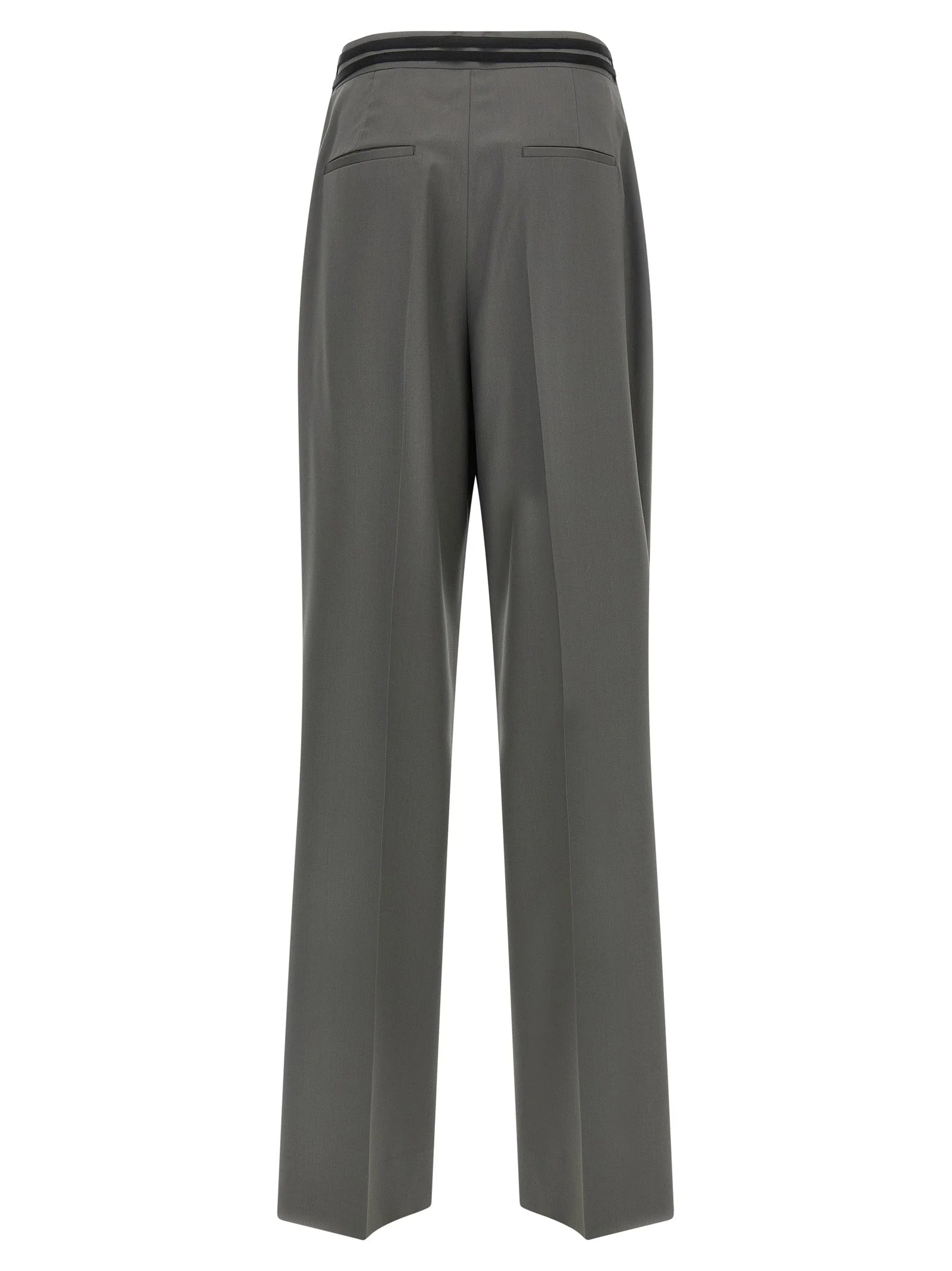 Armarium Gray Virgin Wool Dress Pants - IT40