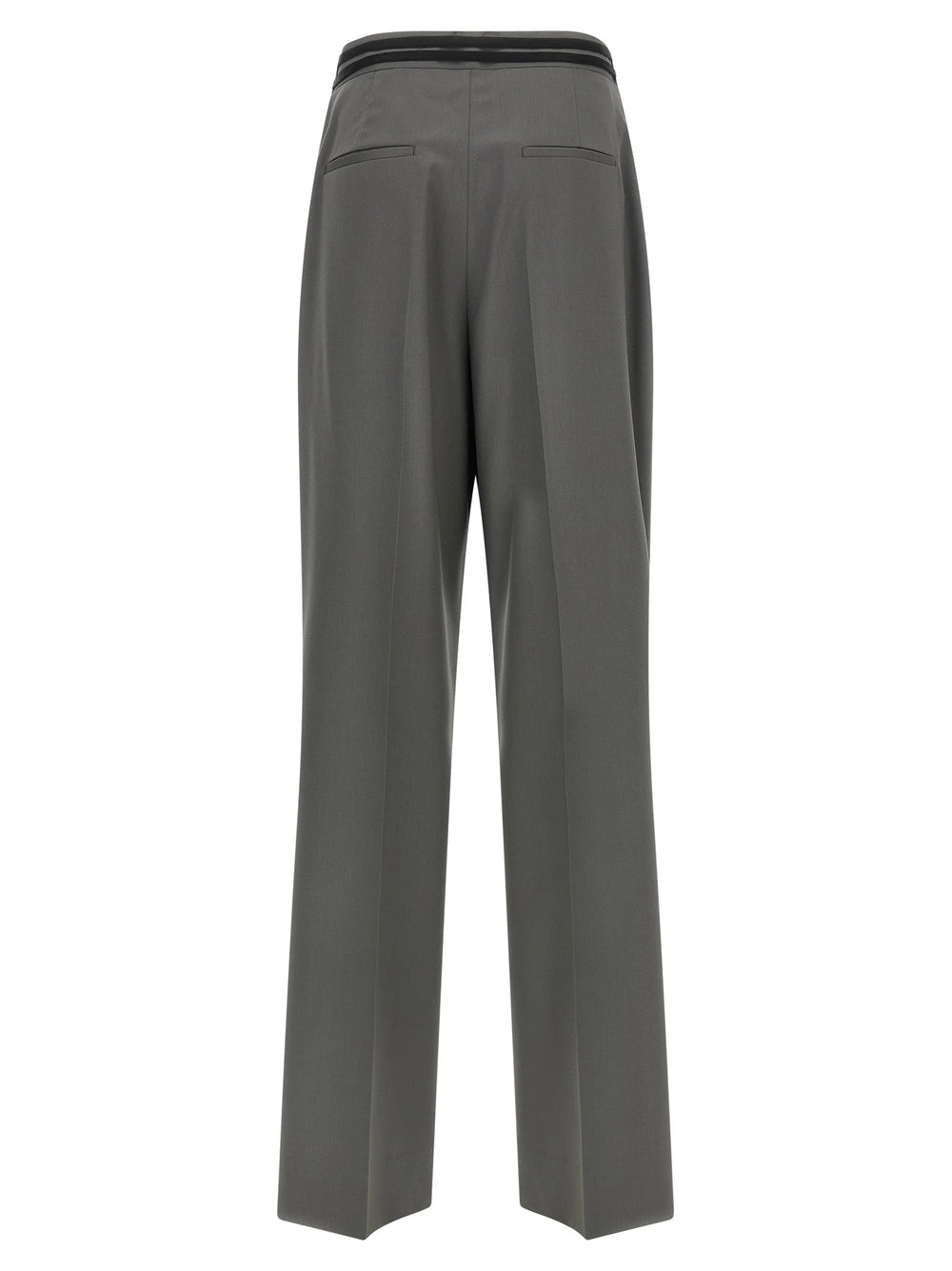 Armarium Gray Virgin Wool Dress Pants - IT40