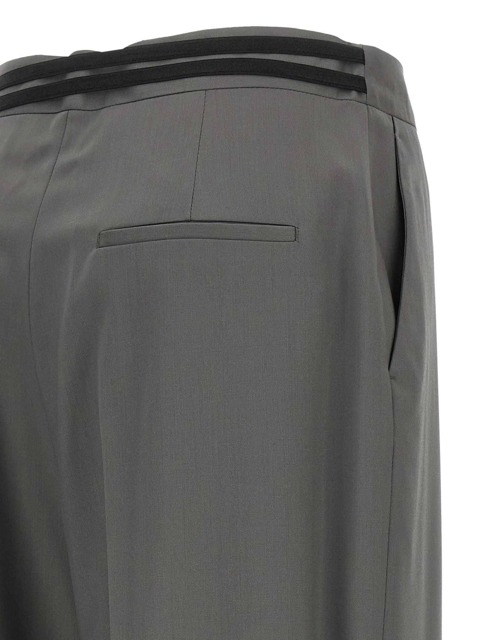 Armarium Gray Virgin Wool Dress Pants - IT40