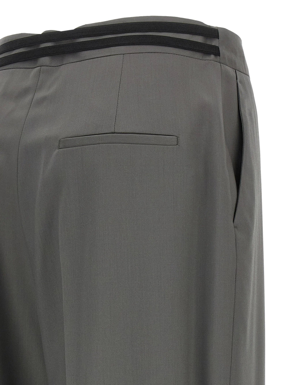 Armarium Gray Virgin Wool Dress Pants - IT40