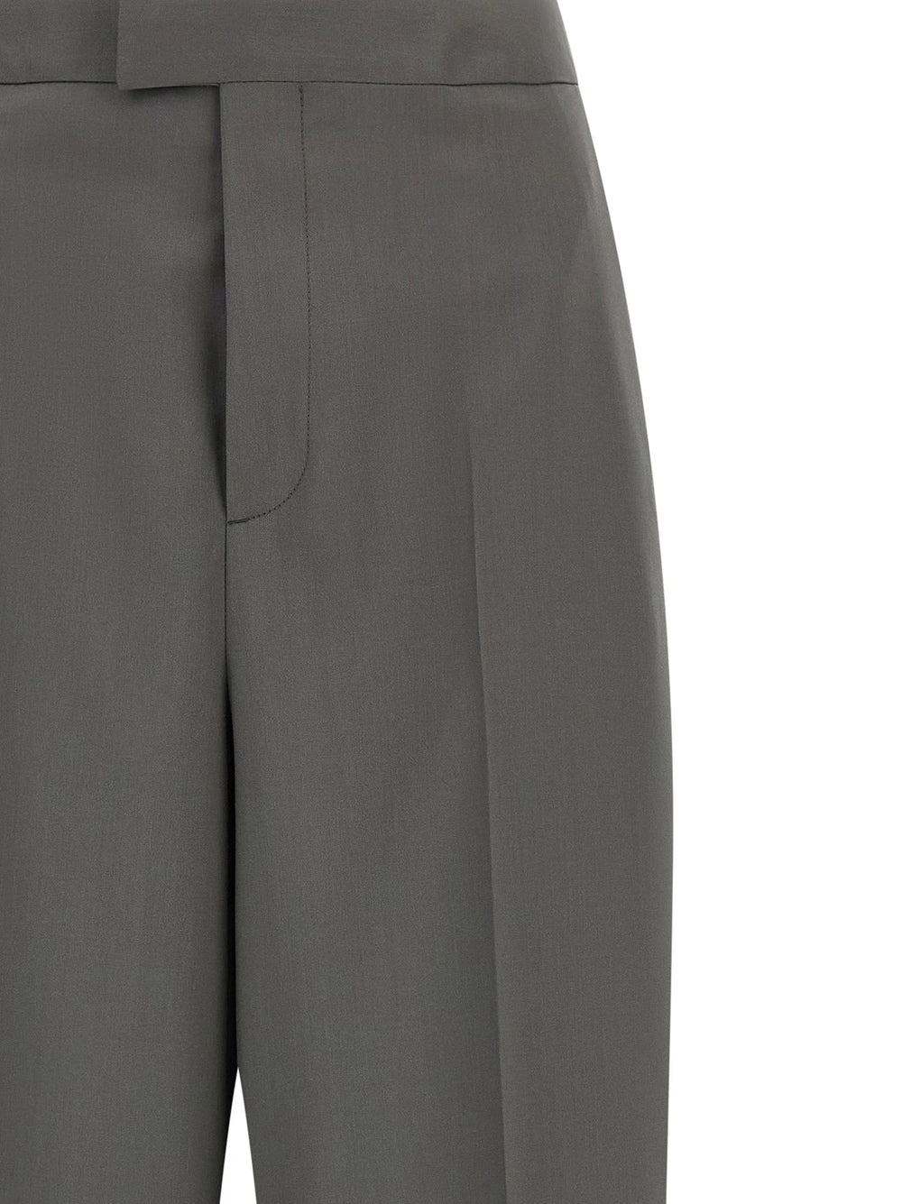 Armarium Gray Virgin Wool Dress Pants - IT40