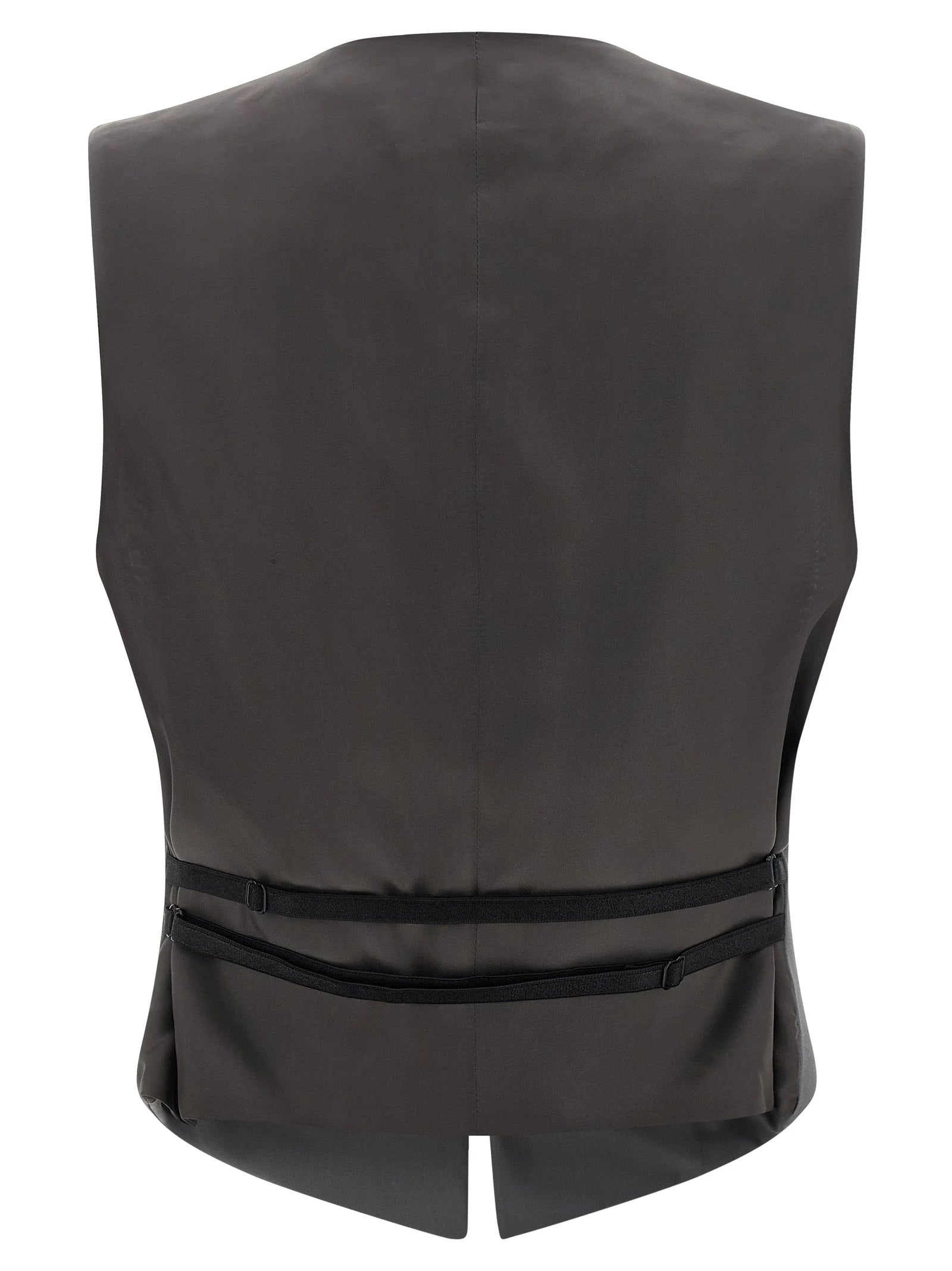 Armarium Gray Virgin Wool Sleeveless Jacket