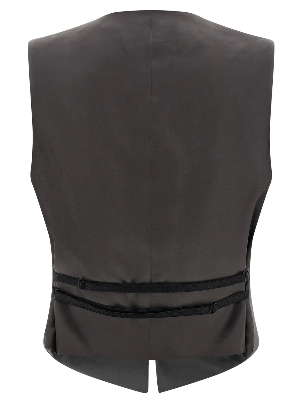 Armarium Gray Virgin Wool Sleeveless Jacket