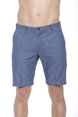 Armata Di Mare Chic Nautical Blue Bermuda Shorts - IT52 | XL - Bermudas