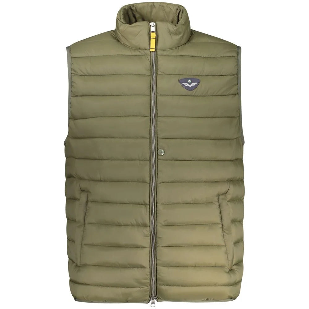Armata Di Mare Green Polyamide Men Jacket - Vests