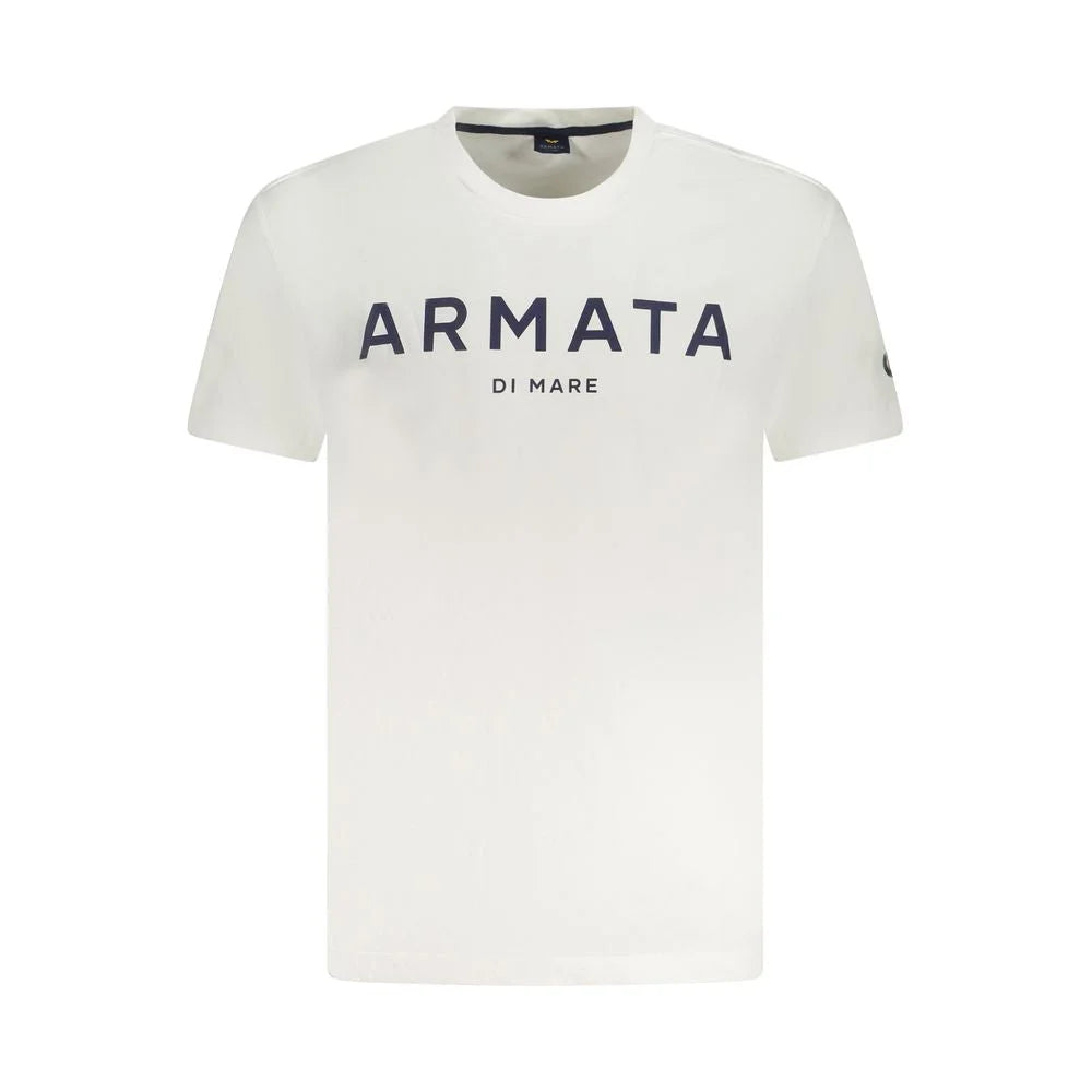 Armata Di Mare White Cotton Men T-Shirt - T-Shirts