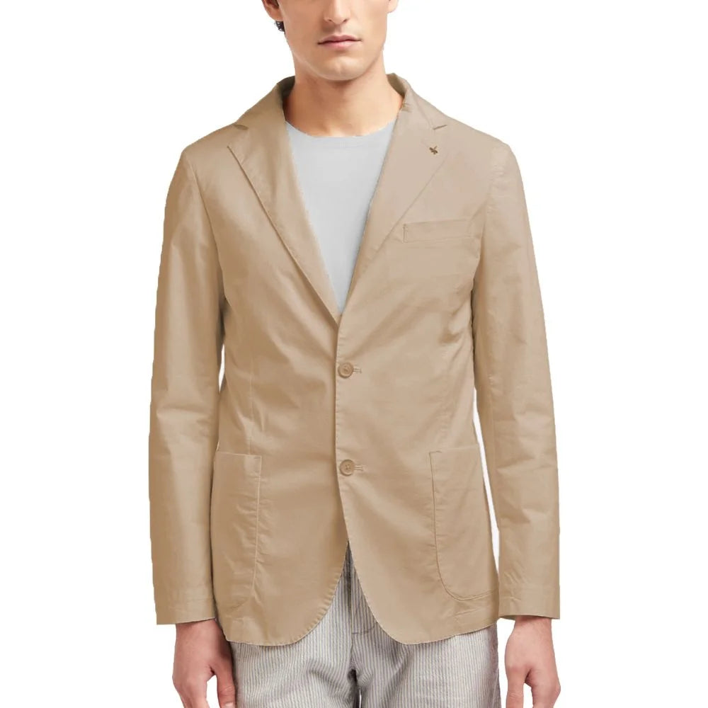 AT.P.CO Beige Cotton Blazer - Sport Jackets