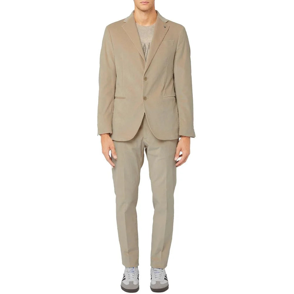 AT.P.CO Beige Cotton Men Suit - Suits