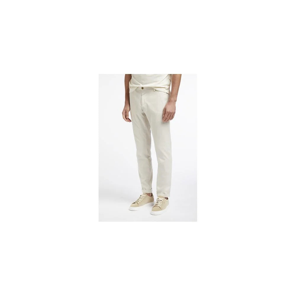 AT.P.CO Beige Cotton Men’s Pant - Trousers