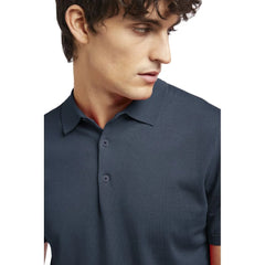 AT.P.CO Blue Cotton Polo Shirt - XS