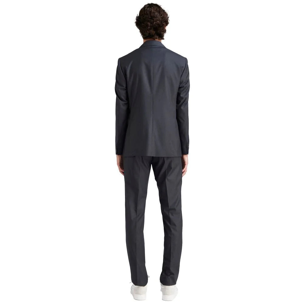 AT.P.CO Gray Polyester Men Suit - IT56 | 3XL - Pant Suits