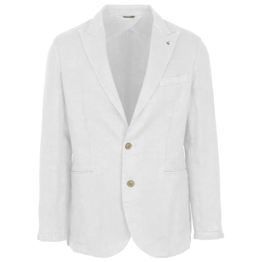 AT.P.CO White Linen Blazer - Sport Jackets