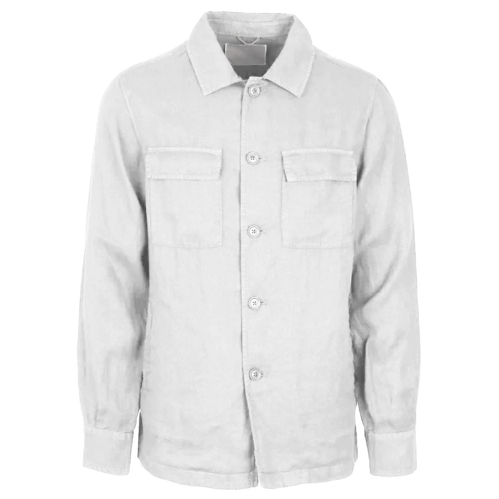 AT.P.CO White Linen Shirt - Shirts