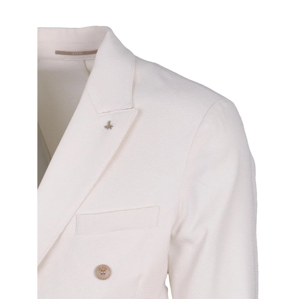 AT.P.CO White Polyester Blazer - Sport Jackets