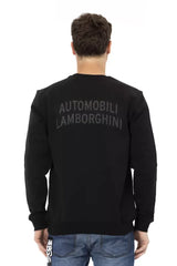 Automobili Lamborghini Black Cotton Men Sweater - Sweatshirts