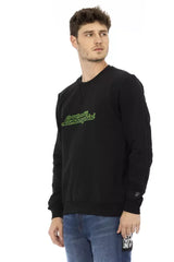 Automobili Lamborghini Black Cotton Men’s Sweater - Sweatshirts