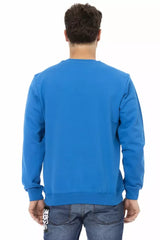 Automobili Lamborghini Blue Cotton Men Sweater - XXL - Sweatshirts