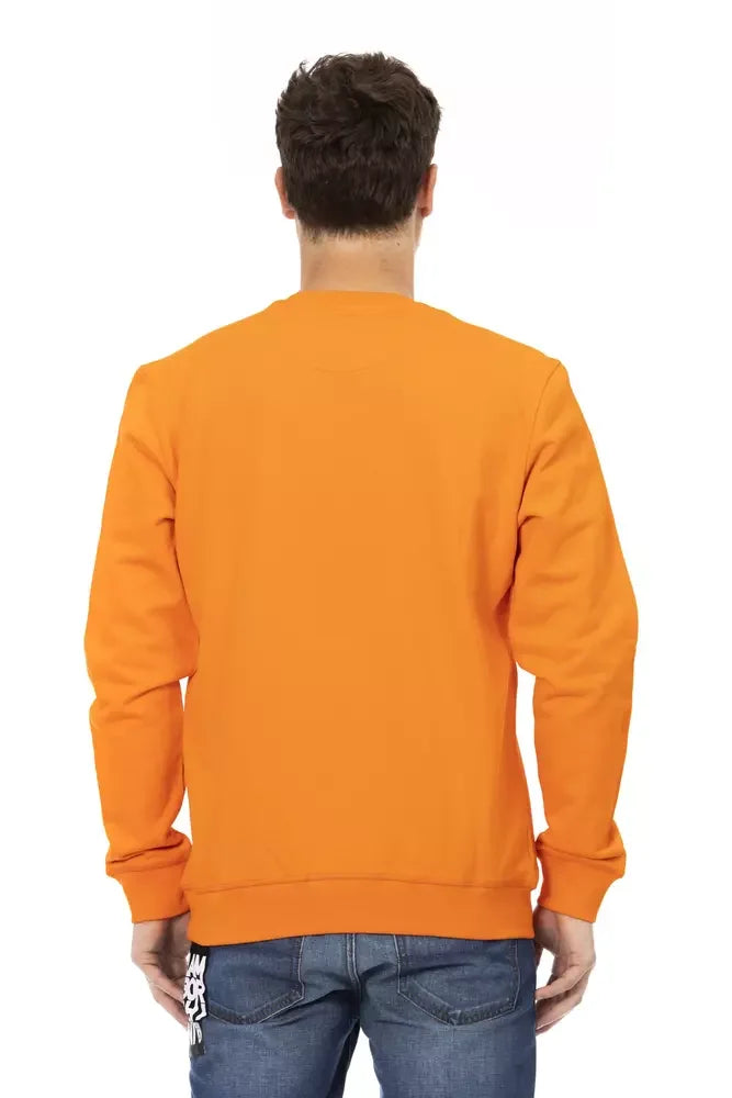 Automobili Lamborghini Orange Cotton Men’s Sweater - Sweatshirts